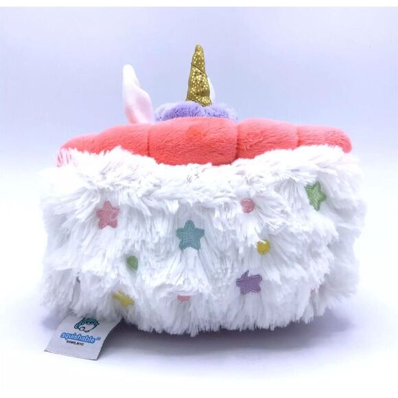 Squishable Unicorn Rainbow Cake Plush Toy‎ OSG Girls Stuffed Animal - Picture 5 of 13